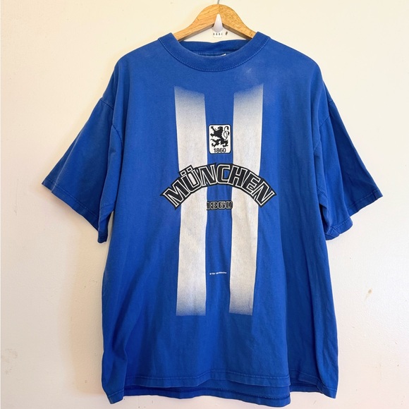 Vintage 90s Munchen TSV 1860 (Munich Germany) Nutmeg T-Shirt Size XL Men’s - Picture 1 of 8